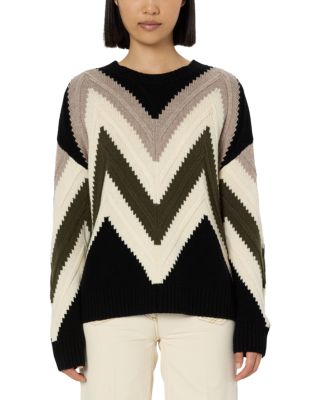 Elissa Wool Chevron Sweater