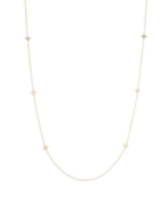 18K Yellow Gold Verona Love by the Inch Diamond Necklace, 0.49 tcw