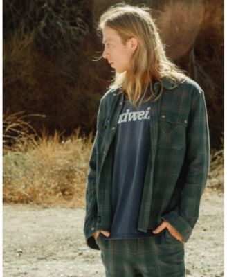 Unisex Twill Plaid Boxy Shirt