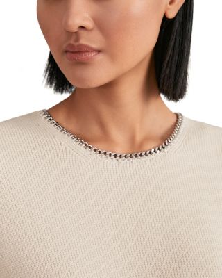 Nadia Necklace Trim Sweater