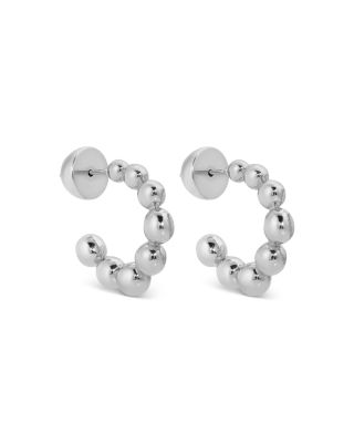 Bubble Huggie Hoop Earrings