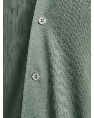 Ando Stripe Jacquard Cuban Shirt