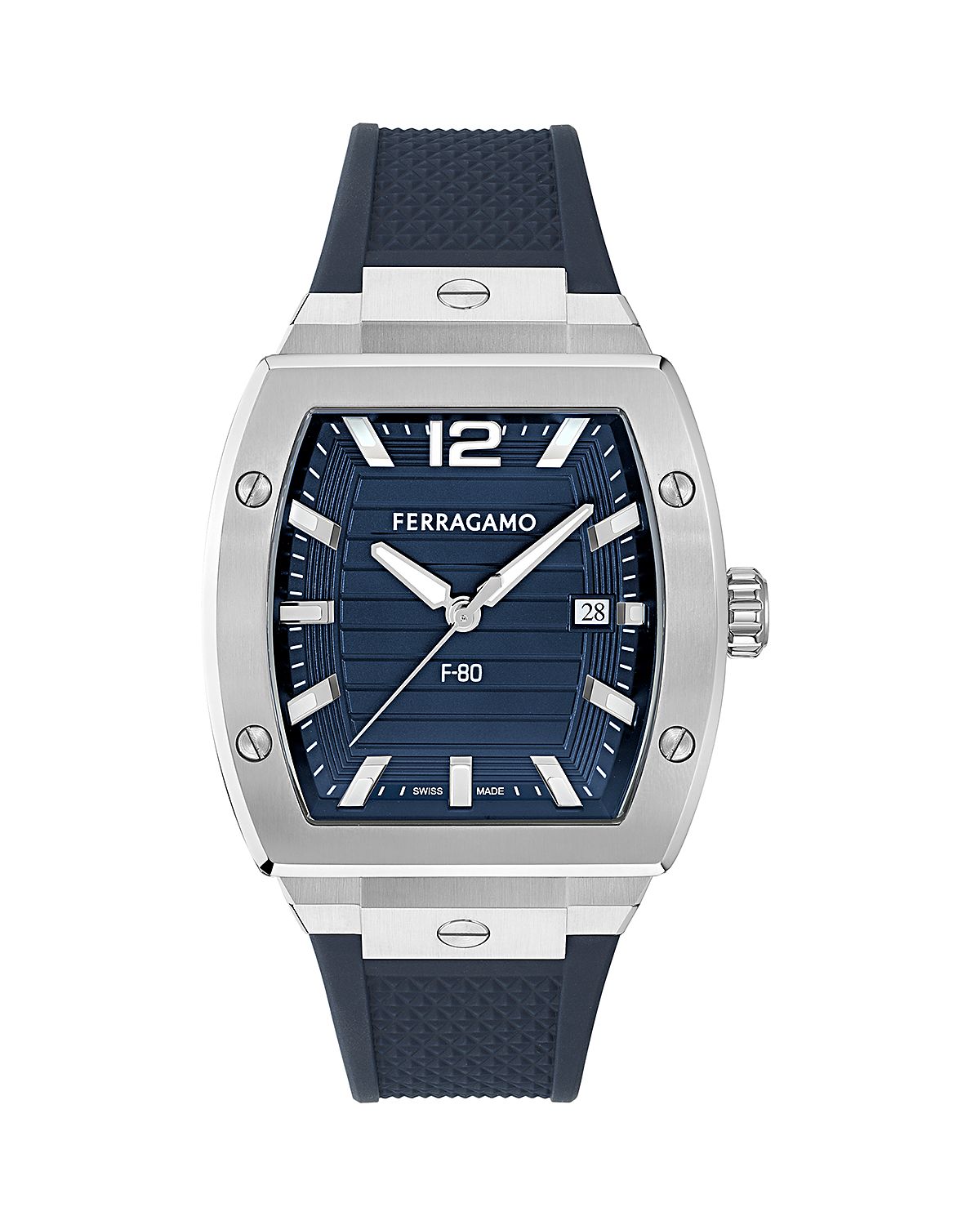 Ferragamo F-80 Tonneau Watch, 42 x 41.8mm