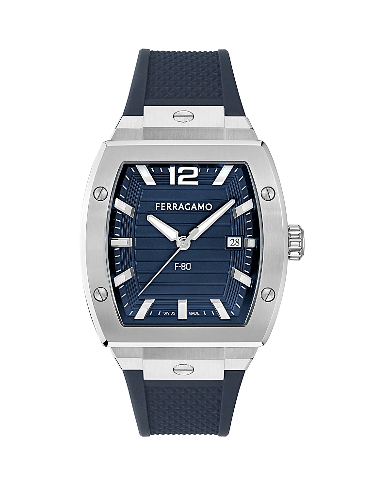 Ferragamo F-80 Tonneau Watch, 42 x 41.8mm