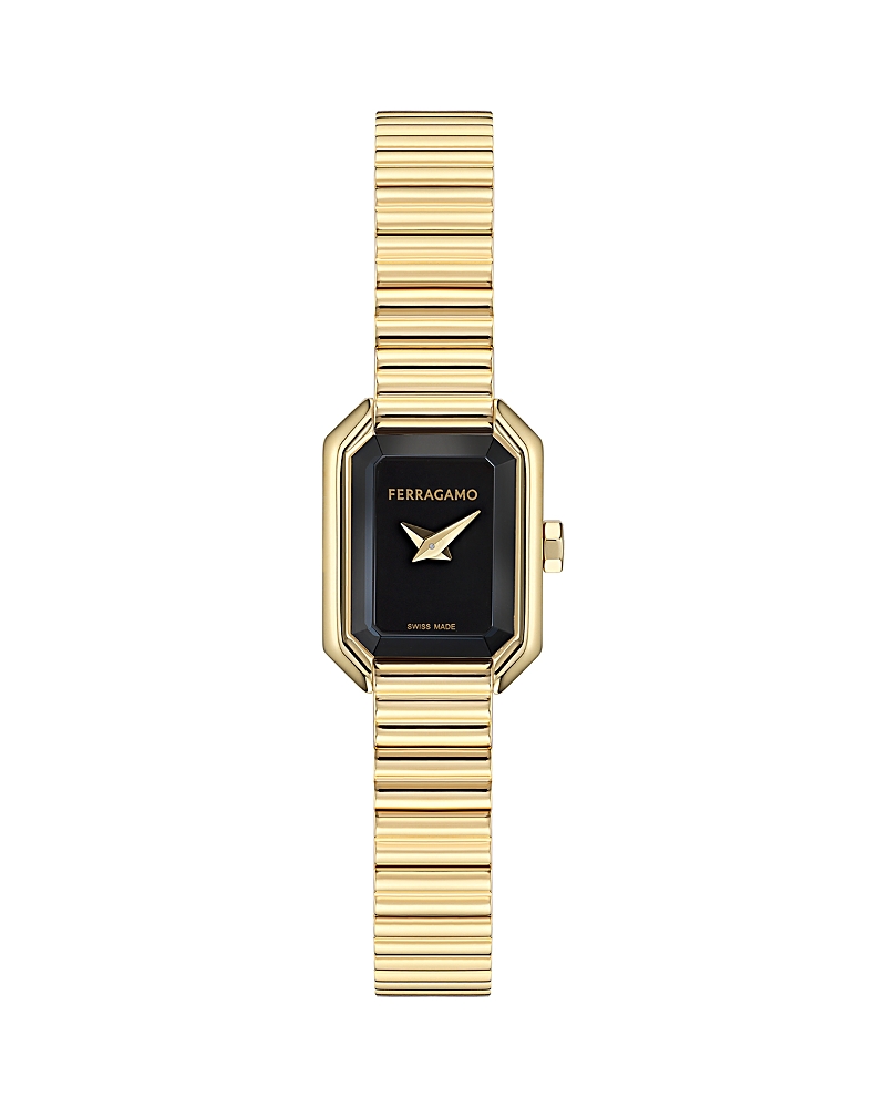 Ferragamo Crystal Petite Watch In Gold