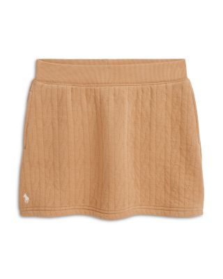 Girls&#39; Quilted Cable Motif Skirt - Big Kid