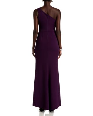 Cutout One Shoulder Gown - Exclusive