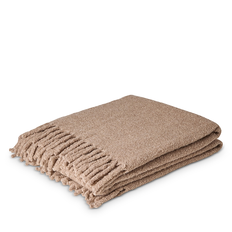 Spectra Brenta Alpaca Wool Throw In Sand