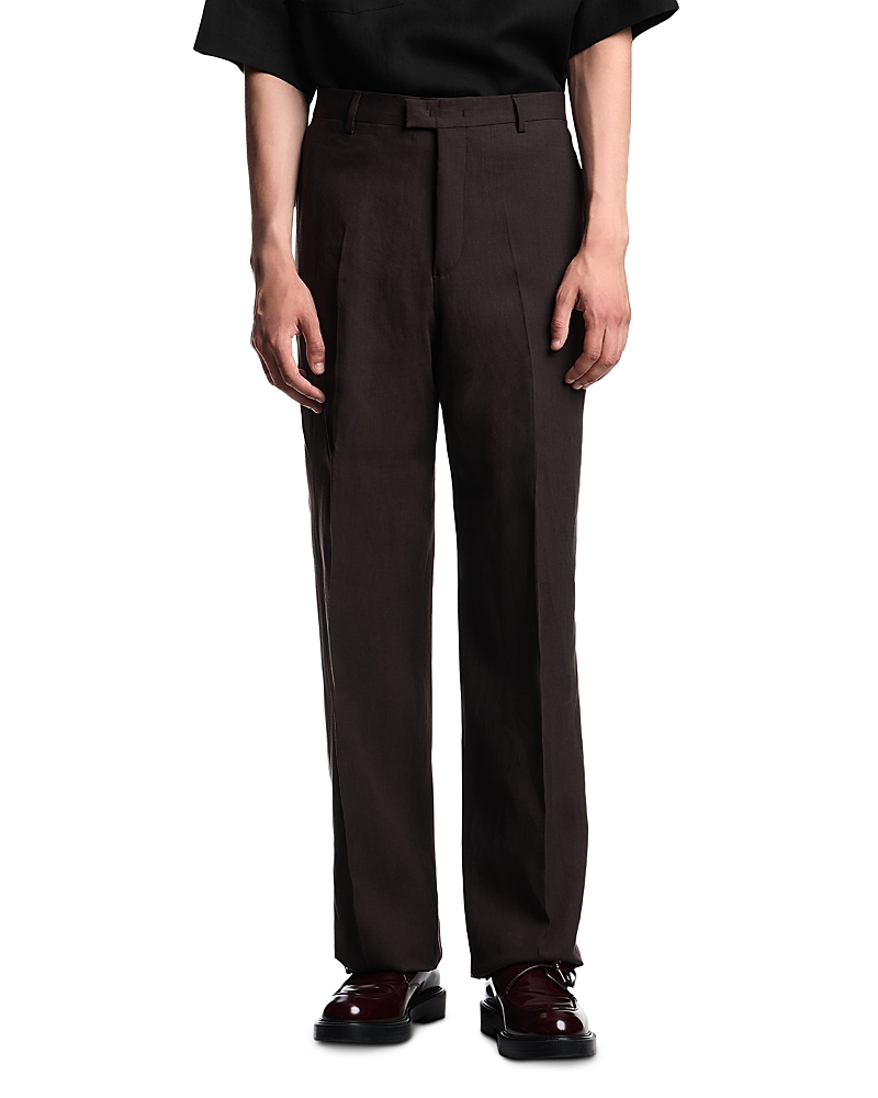 Emporio Armani Blue Virgin Wool Suit In Black