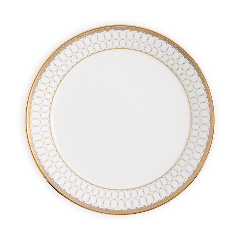 Wedgwood Renaissance Grey Deep Plate In White