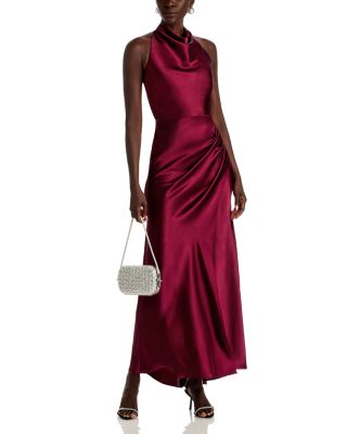 Draped Halter Gown - Exclusive