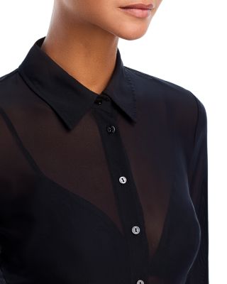 Indiana Fitted Mesh Blouse