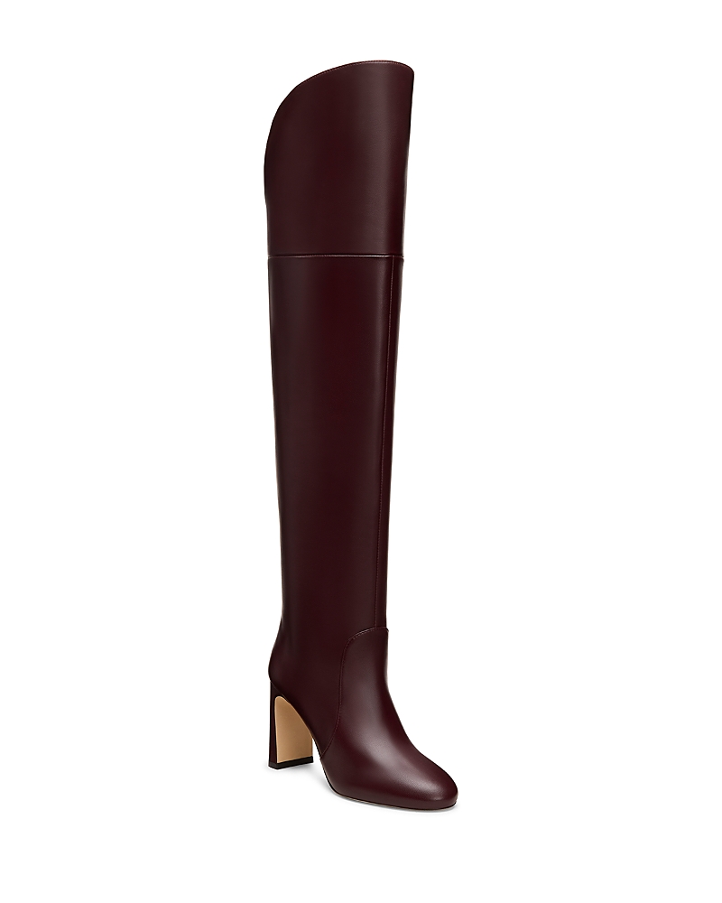 Stuart Weitzman Babette Over The Knee Tubo 85 Boot In Burgundy