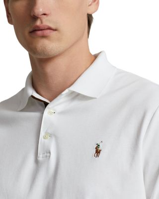 Classic Fit Soft Cotton Long-Sleeve Polo Shirt