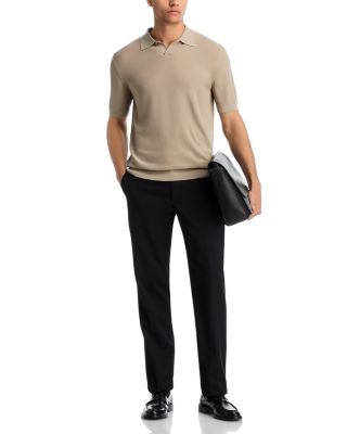 Camel Immago Short Sleeve Polo Sweater