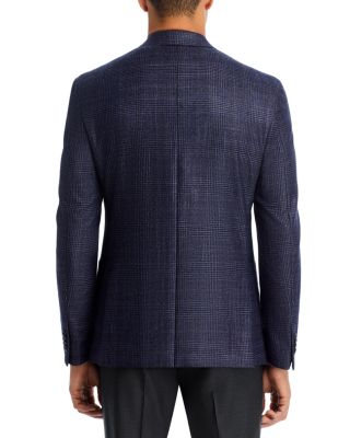 Loro Piana Wool, Silk & Cashmere Fabric Plaid Unstructured Regular Fit Sport Coat - Exclusive