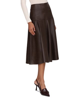 Faux Leather Skirt