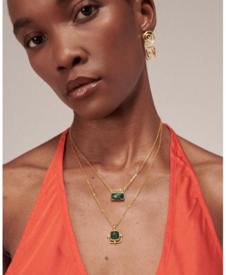 Megara Geometric Spiral Stud Earrings