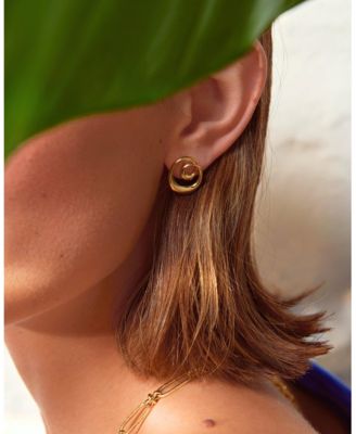  Dalia Twist Stud Earrings