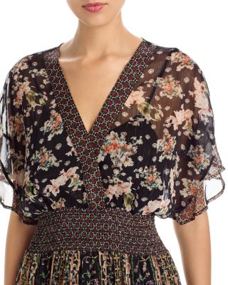 Kimono Short Sleeve Midi Dress