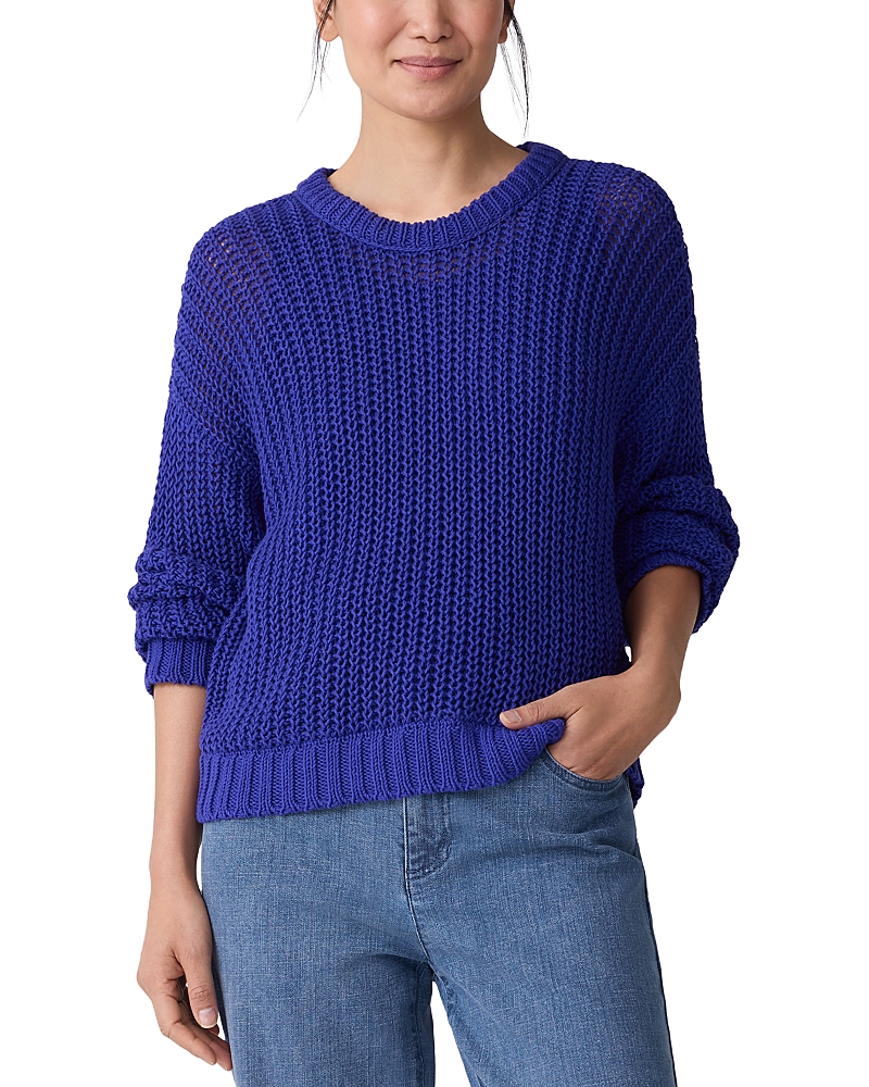 Eileen Fisher Cotton Crewneck Sweater