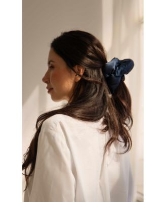  Silk Mask and Padded Scrunchie Set