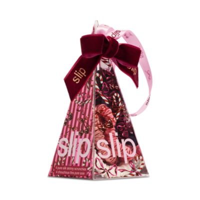 Pure Silk Skinny Scrunchie Ornament Gift Set
