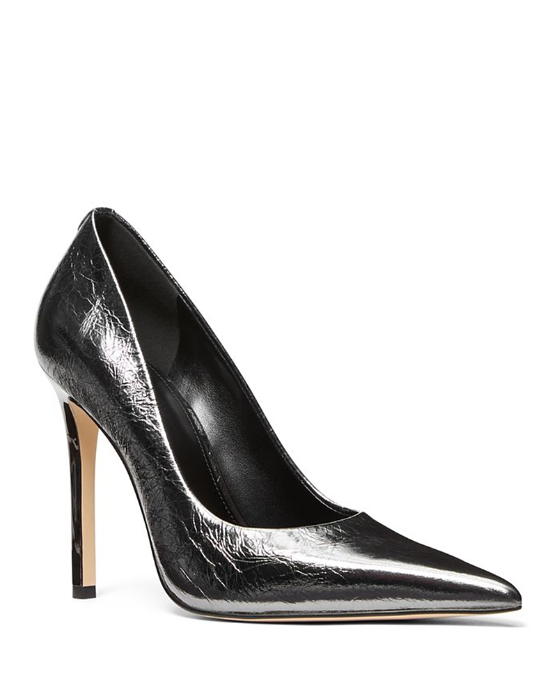 Michael Kors Elyse Patent Leather Pump In Black