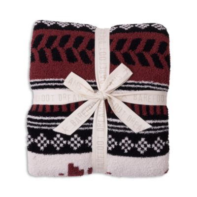 CozyChic Fair Isle Throw, 54 x 72