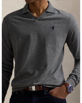 Textured Jersey Polo Shirt