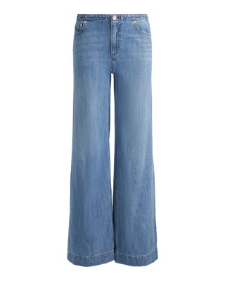 Slay Low Rise Wide Leg Jeans in Celine Vintage