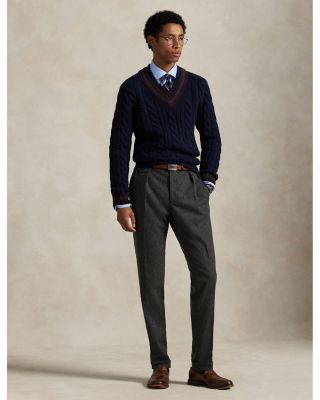 Wool Cashmere Cricket Sweater