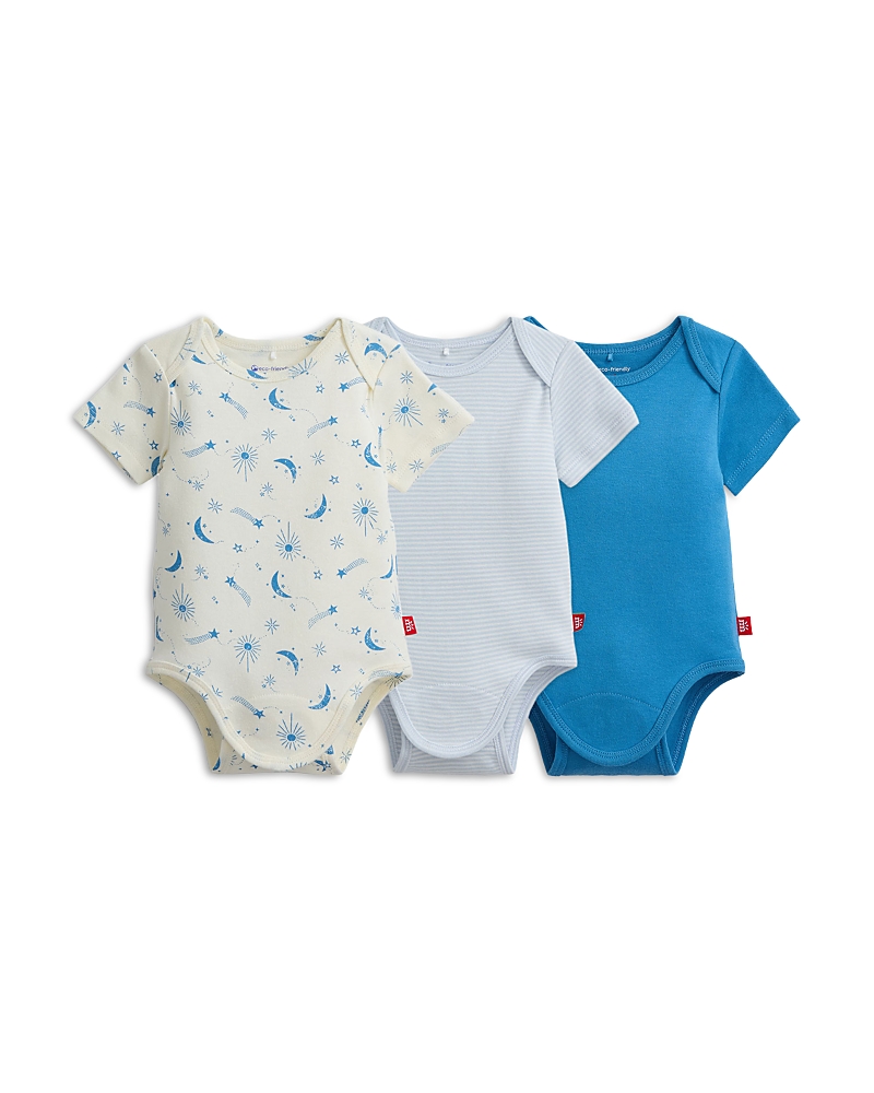 Magnetic Me Unisex Bodysuit Bundle, Pack Of 3 - Baby In Blue