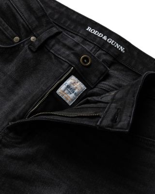 Lyell Straight Fit Jeans in Used Black 