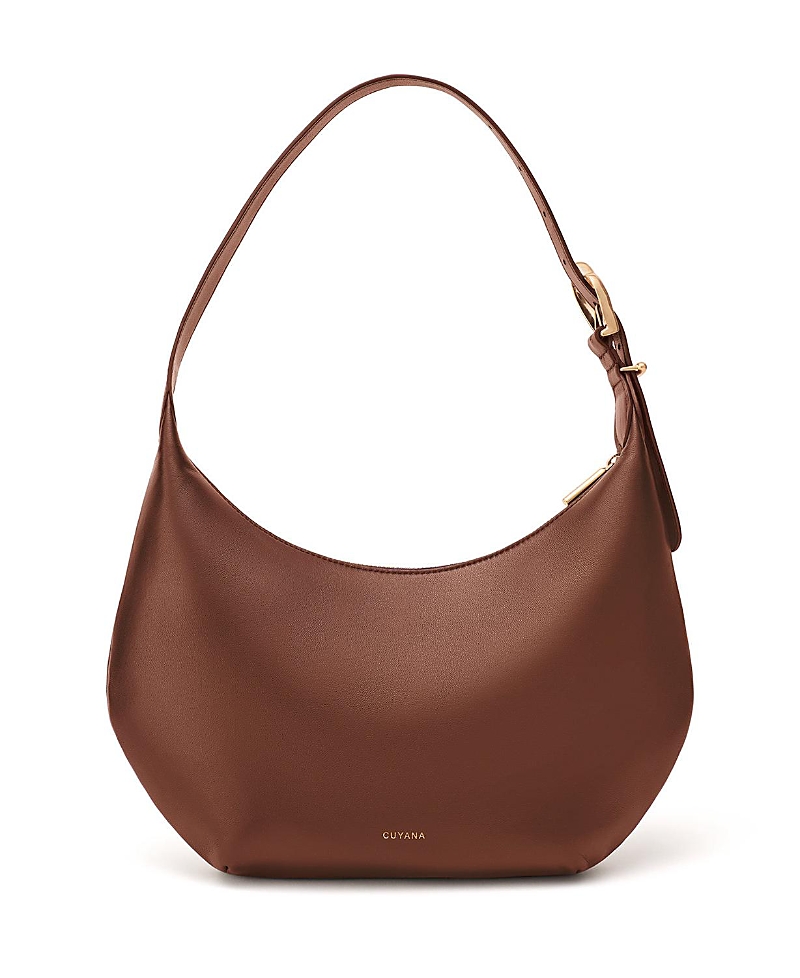 Cuyana Celestia Shoulder Bag In Brown