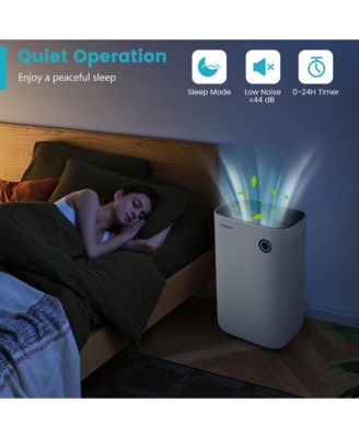  4500 Sq. Ft Dehumidifier for Home & Basements, 73-Pint Quiet Dehumidifier with 5 Modes