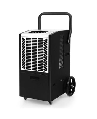  163 Pints Commercial Dehumidifier with Pump & Drain Hose Heavy Duty Dehumidifier