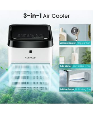  4-in-1 Evaporative Air Cooler with Fan & Humidifier