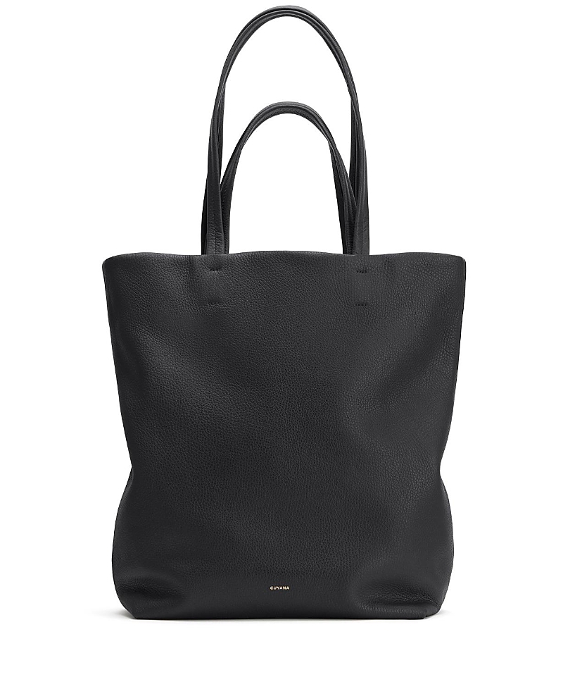 Cuyana Tall Easy Tote In Black