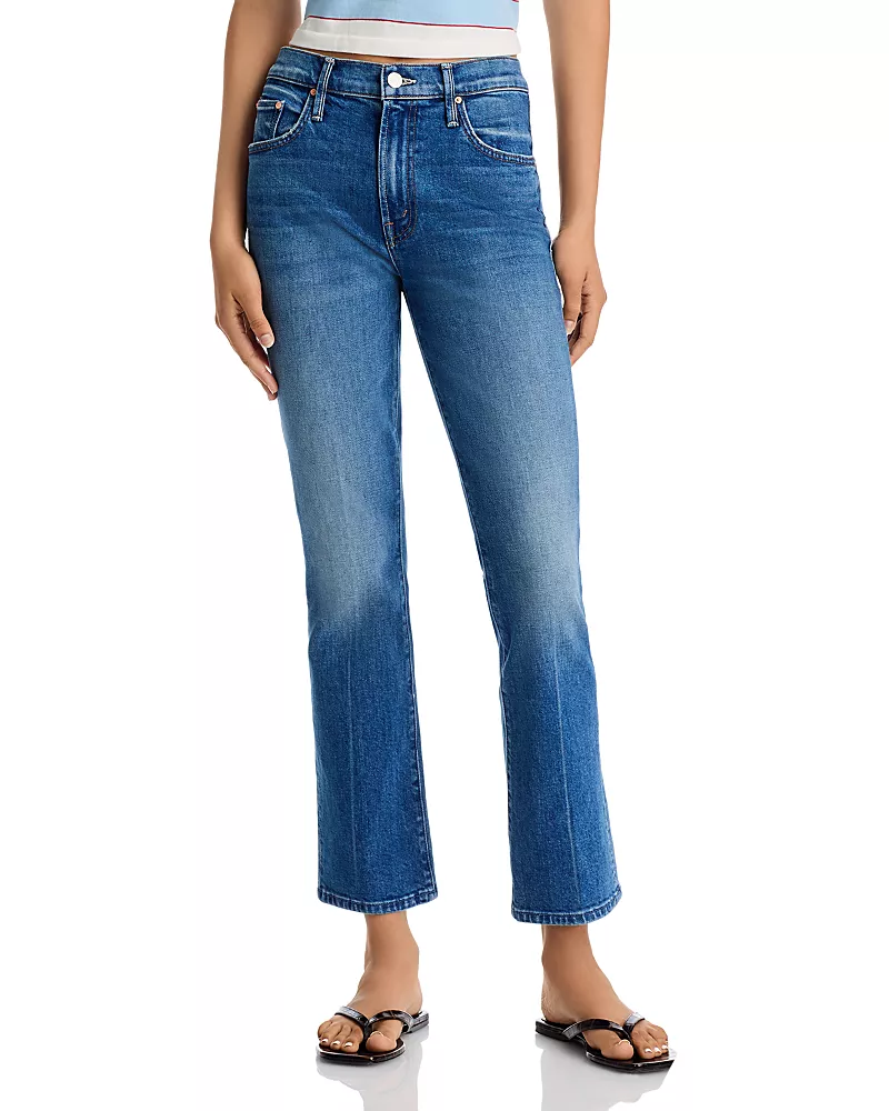 Mother The Insider Ankle Jeans in Get Two Birds Stoned