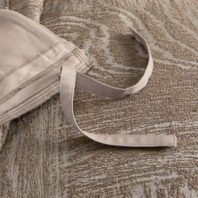 Textured Inlay Duvet Cover, King - Exclusive