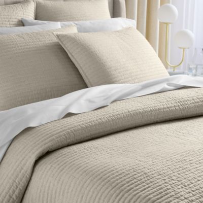 Channel Stitch Coverlet King Sham Set - Exclusive