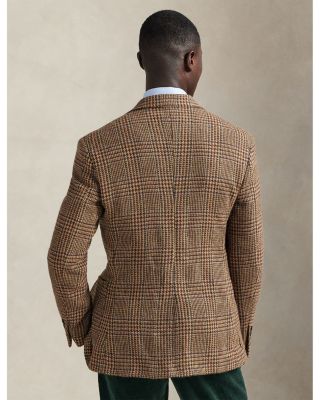 Polo Tailored Plaid Wool Sport Coat