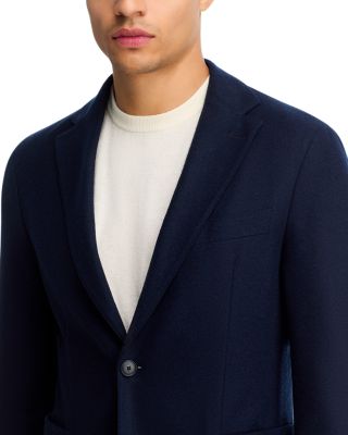 Hanry Slim Fit Tech Flannel Jersey Unstructured Sport Coat