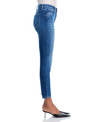 Margot High Rise Cropped Skinny Ankle Jeans in Baja