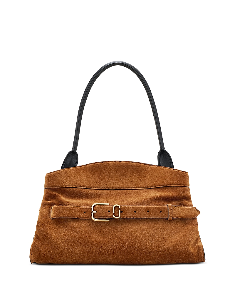 Marc Jacobs The Suede Satchel In Brown