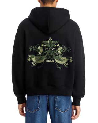 Dimstone Embroidered Loose Fit Hoodie