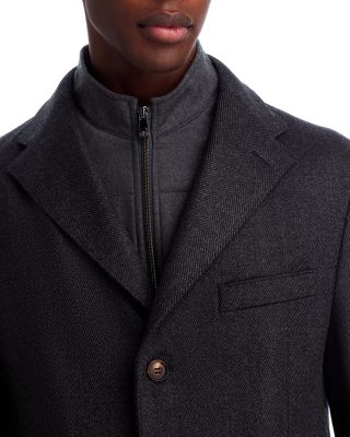 Herringbone Bib Top Coat 