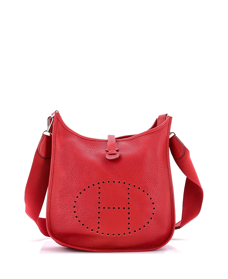 Pre-owned Pre-owned Hermes Hermes Pm Evelyne Bag Gen Iii Clemence In Red