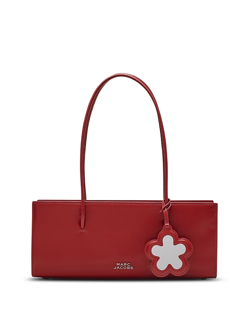 Marc Jacobs The Mirror Satchel Leather Shoulder Bag In Red